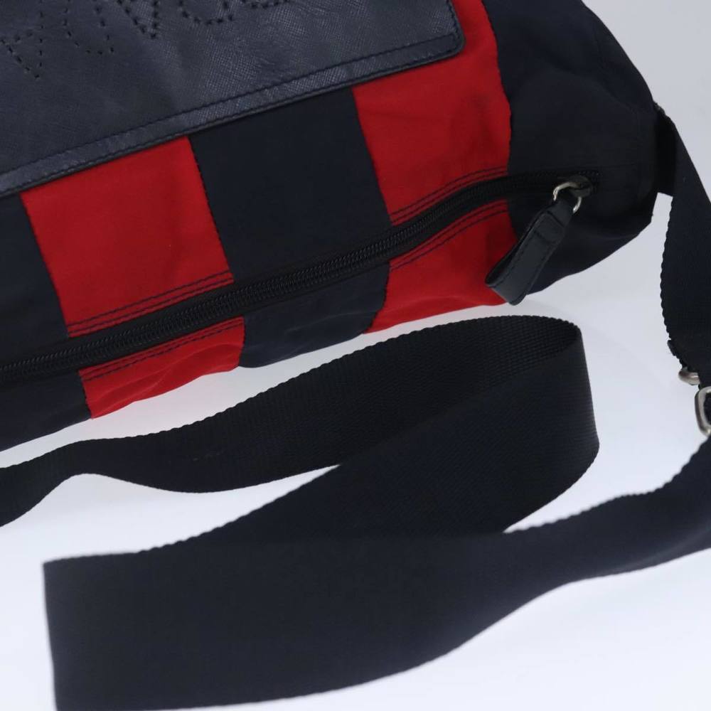 PRADA Shoulder Bag Nylon Red Navy Auth bs20409 - Picture 7 of 16